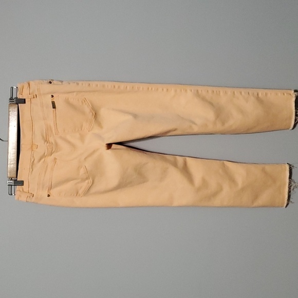 Chico's Jeans Womens Size 4 Chicos 0 Peach So Slimming Girlfriend Slim Leg Ankle - Picture 8 of 12